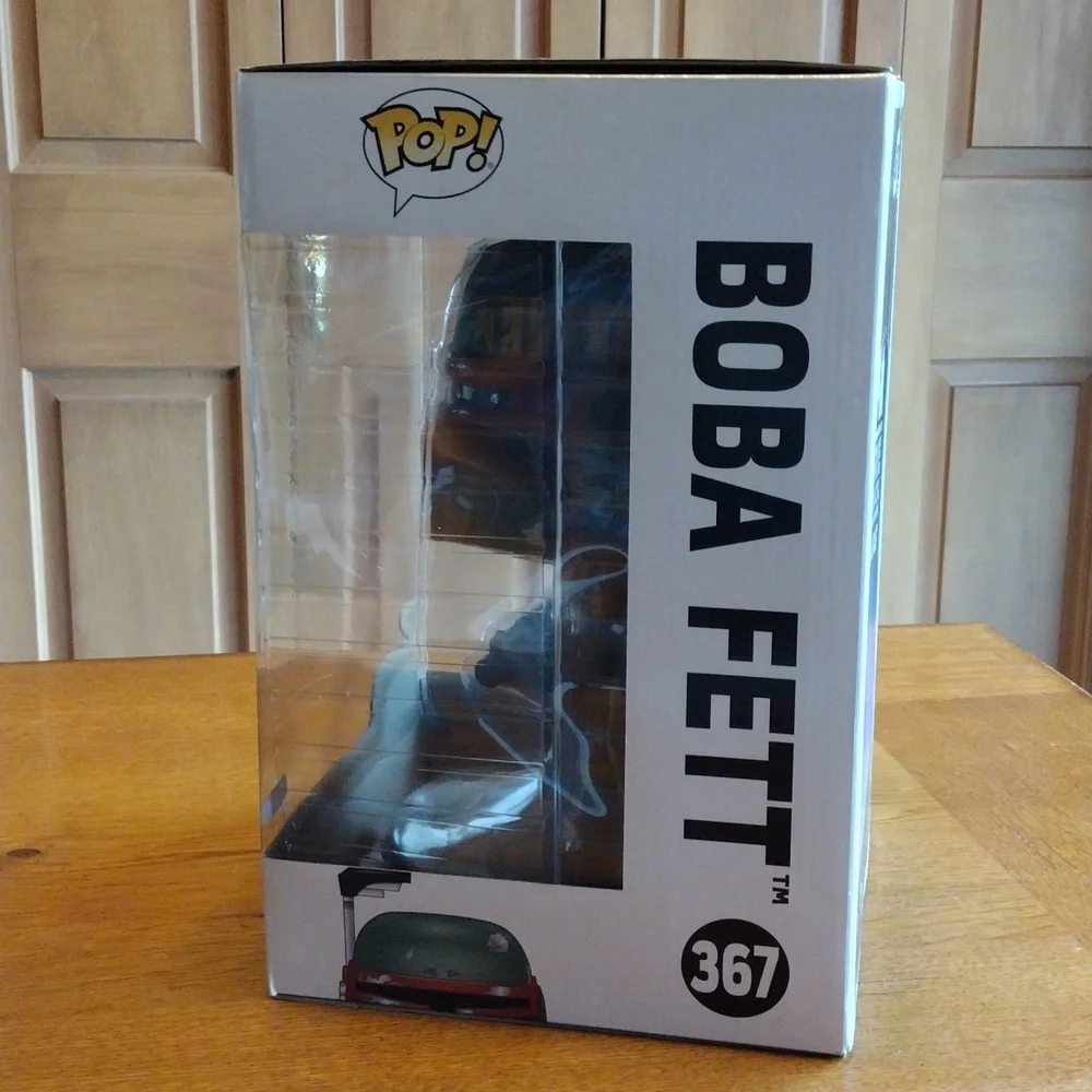 BOBA FETT 10" Funko Pop #367 Star Wars Target Exclusiv Bobble Head Empire Strike - Picture 5 of 8